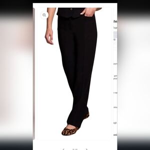 Tribal Black Straight Leg Women's Pants